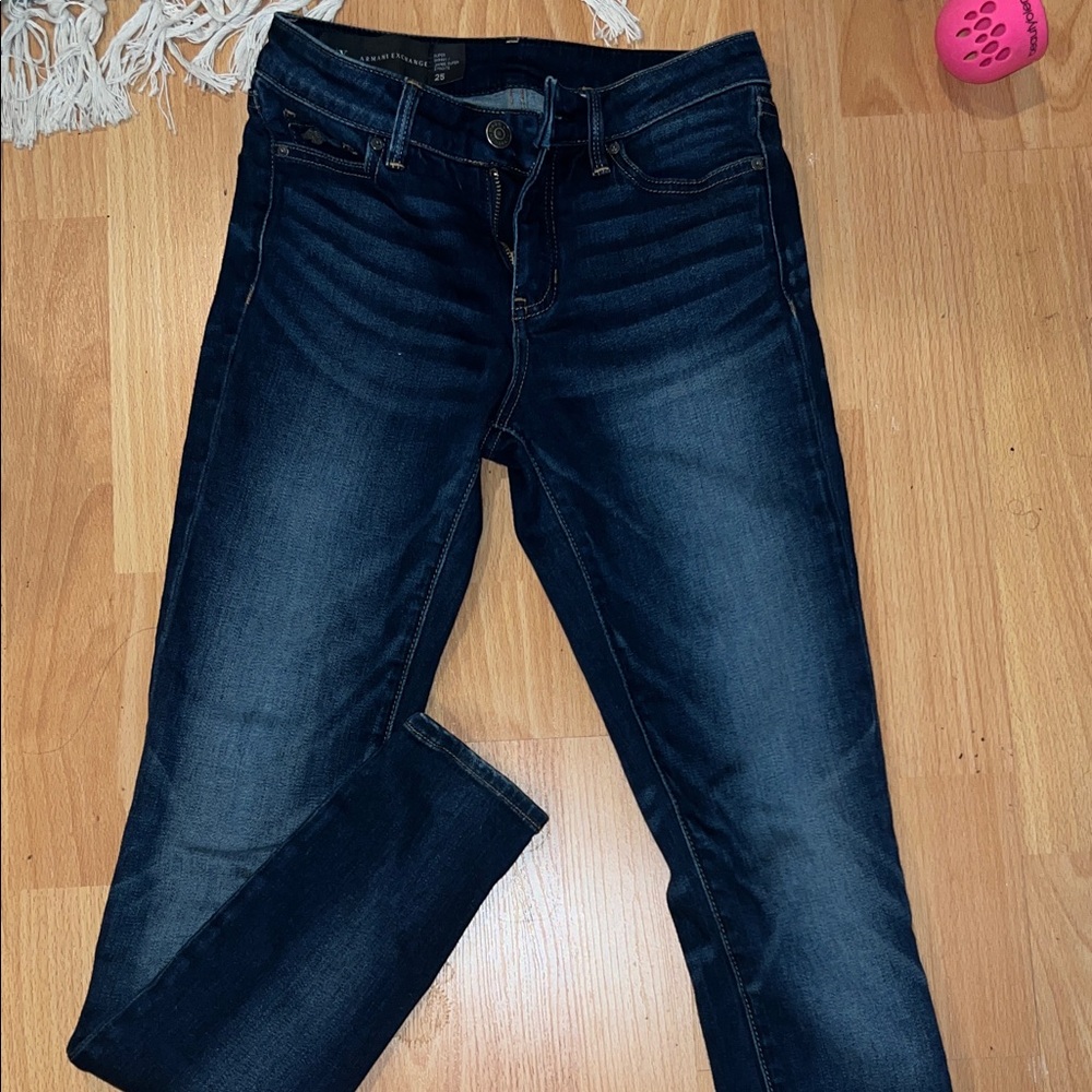 Armani Exchange COTTON Indigo Women's Skinny Jeans